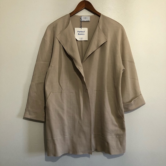 zara basics jacket